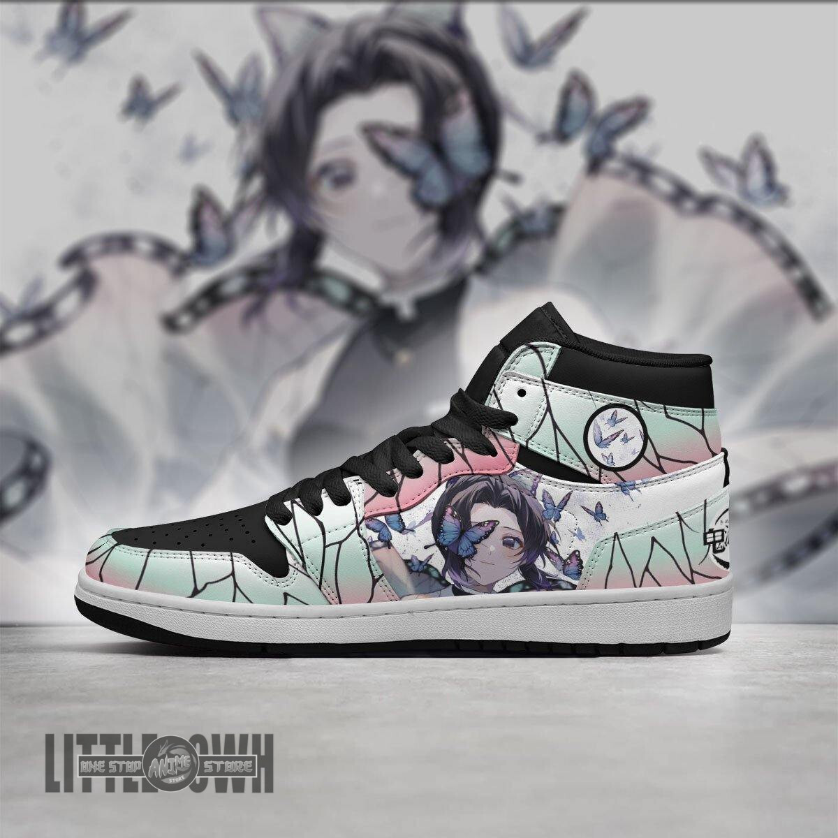 Shinobu Kocho Shoes Anime Boot Sneakers For Her 3 Shinobu Kocho Shoes Anime Boot Sneakers For Her - Image 3