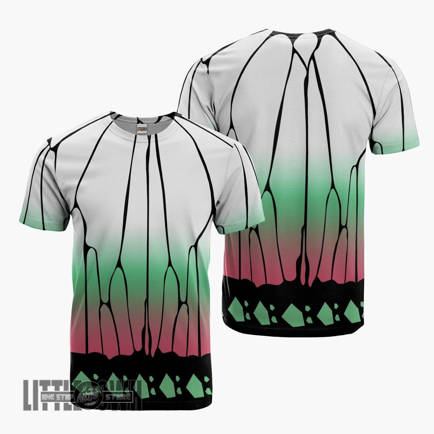 Shinobu Kocho T Shirt KNY Clothes Anime Merch Casual Cosplay Costume