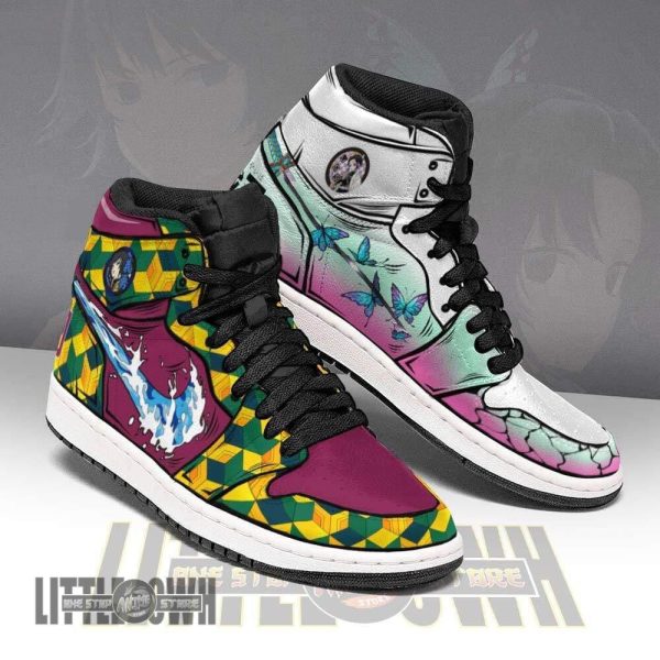 Alternative view of Shinobu x Giyuu Boot Sneakers Custom Breathing KNY Anime Shoes