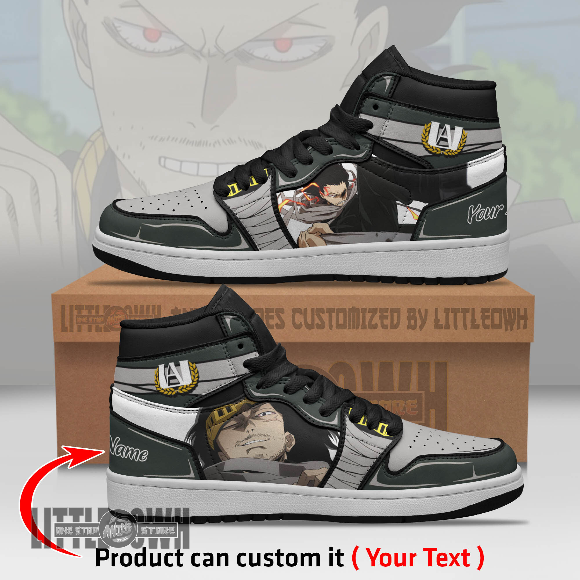 Shota Aizawa Persionalized Shoes My Hero Academia Anime Boot Sneakers