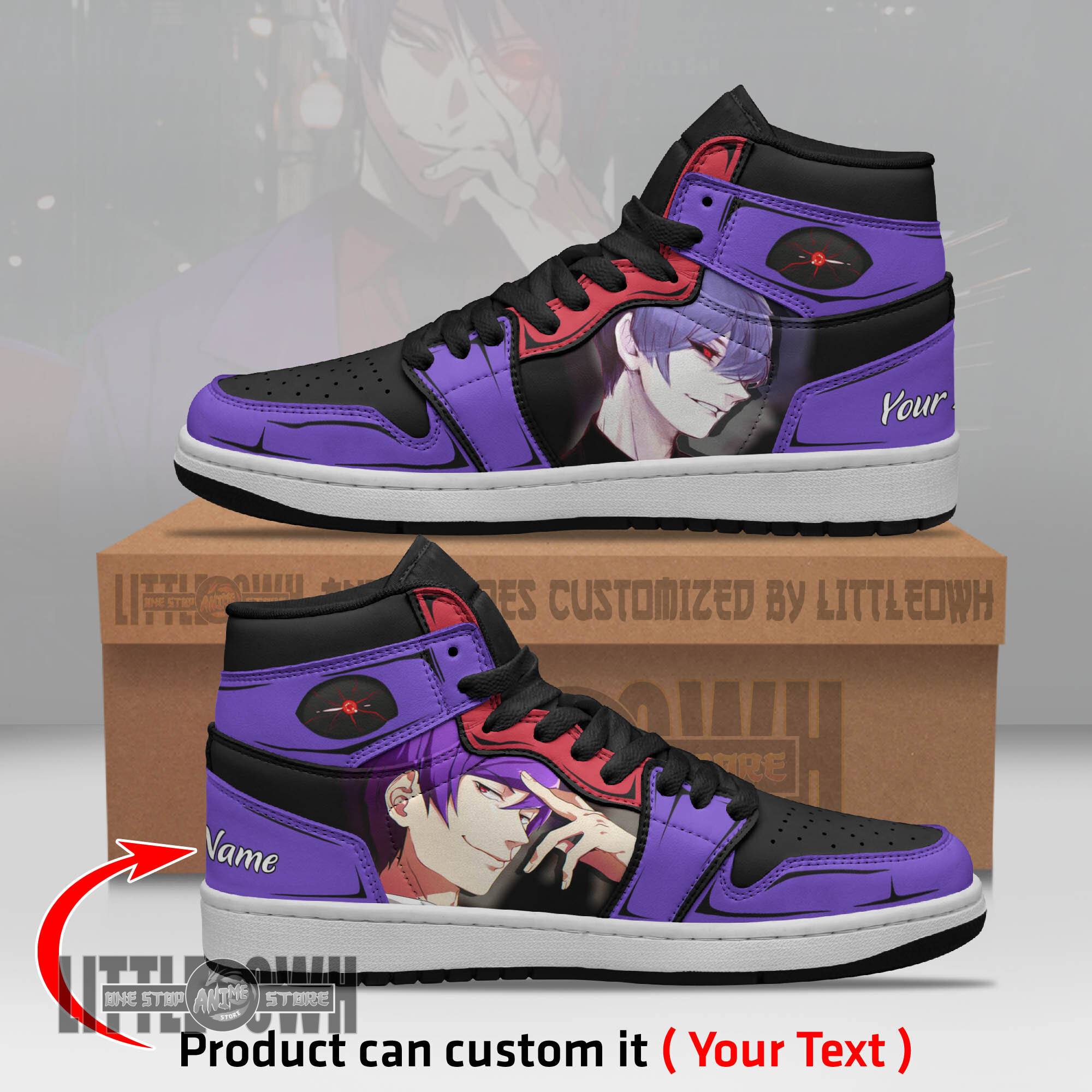 Shuu Tsukiyama Personalized Shoes Tokyo Ghoul Anime Boot Sneakers