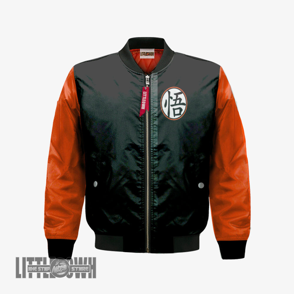 Son Goku Dragon Ball Z Bomber Jacket Custom Dragon Ball Cosplay Costumes