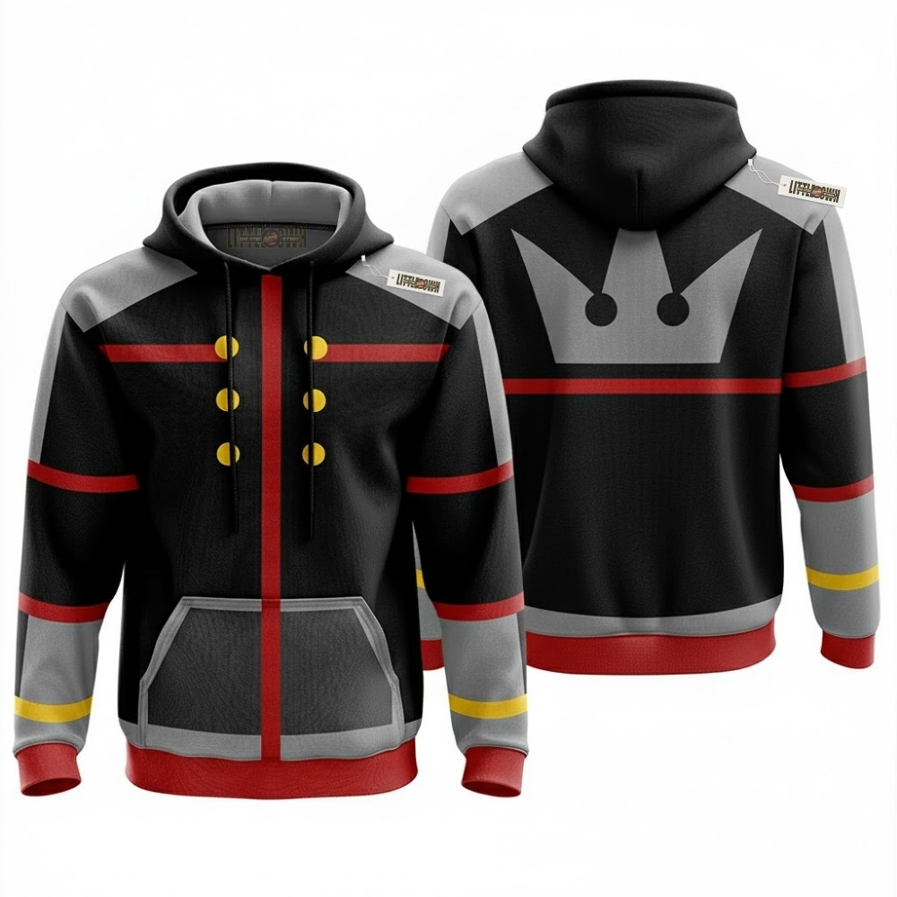 Sora Kingdom Hearts Hoodie And Jogger Set Cartoon Clothes