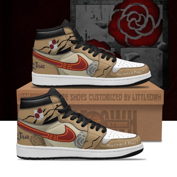 Stationary Guard Shoes Custom AoT Anime Boot Sneakers