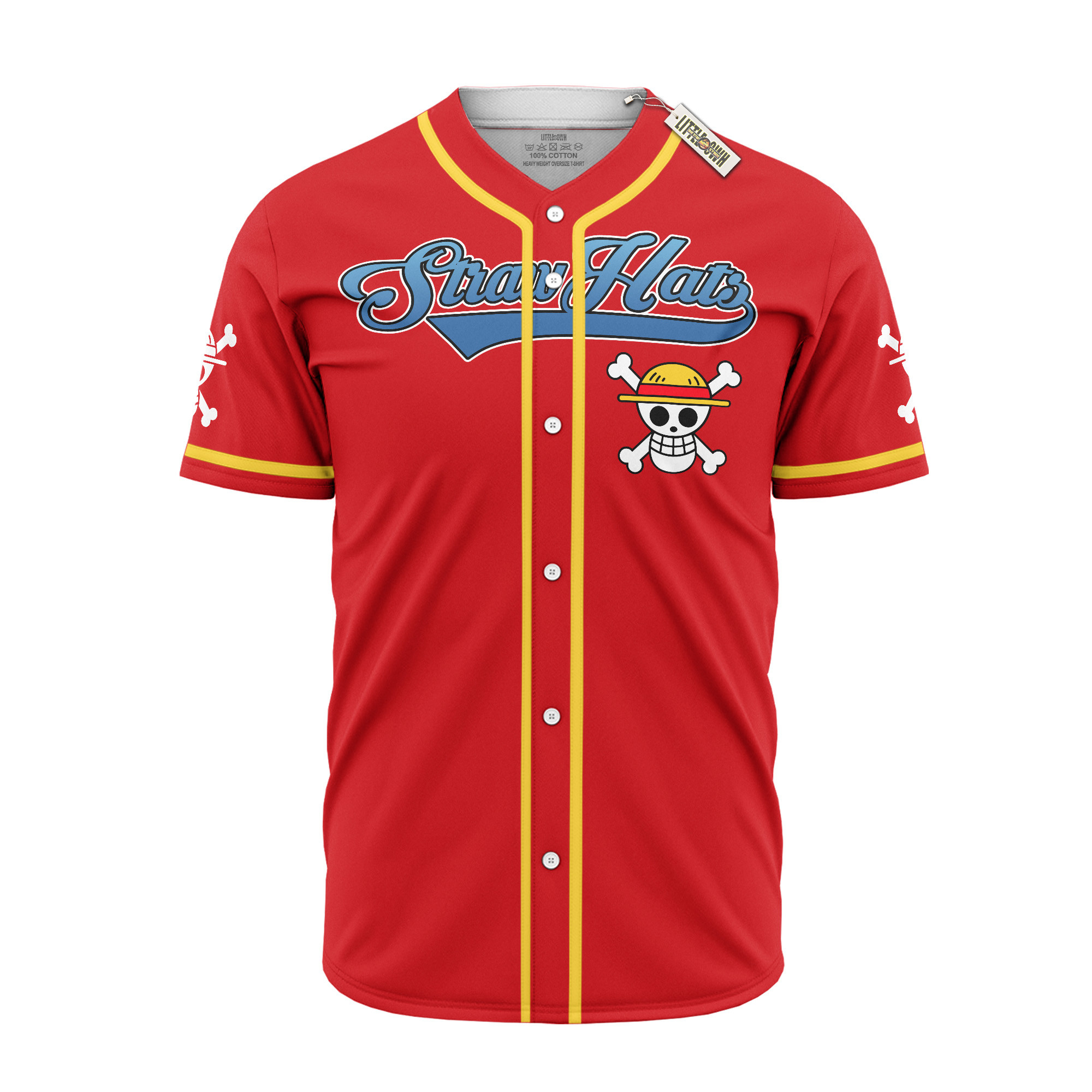 Strawhats Luffy One Piece Baseball Jersey