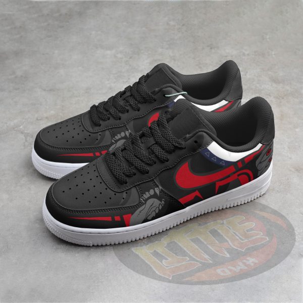 Alternative view of Sukuna Anime Sneakers - Custom JJK AF1 Shoes