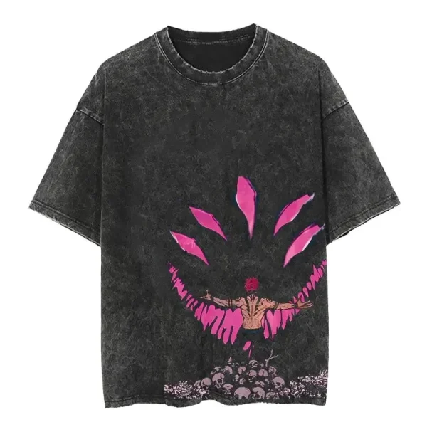 Sukuna Jujustsu Kaisen Vintage T Shirts