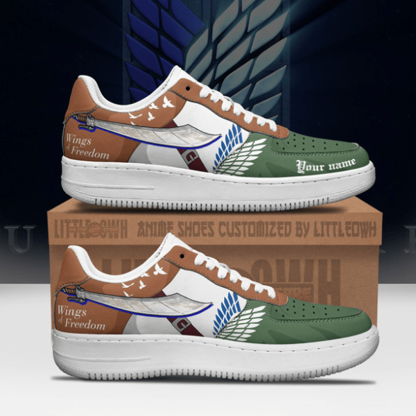 Survey Corps AoT Anime Sneakers - Custom AF1 Shoes