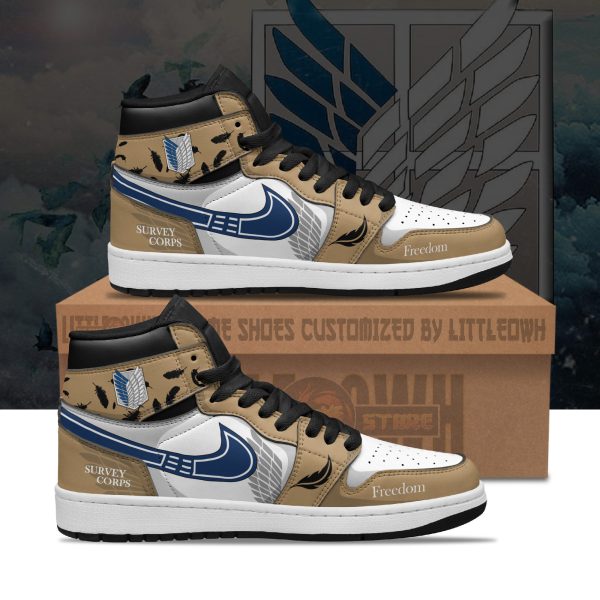 Survey Corps Shoes Custom AoT Anime Boot Sneakers