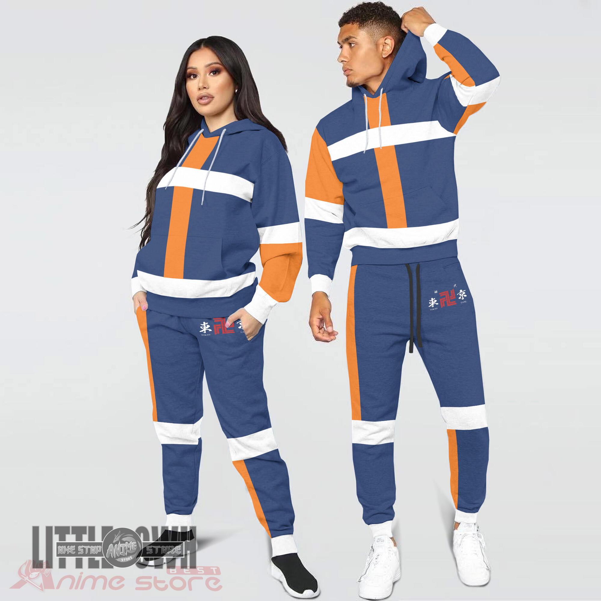 Alternative view of Takashi Mitsuya Tokyo Revengers Hoodie And Jogger Set Anime Clothes
