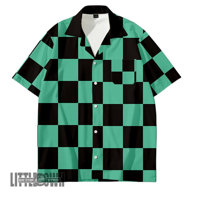 Tanjiro Demon Slayer Anime Hawaiian Shirt