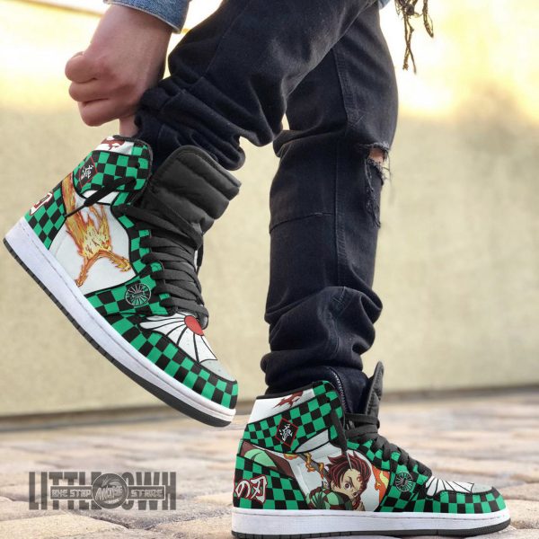 tanjiro sun breathing sneakers custom kny anime boot sneakers new version 8frsl