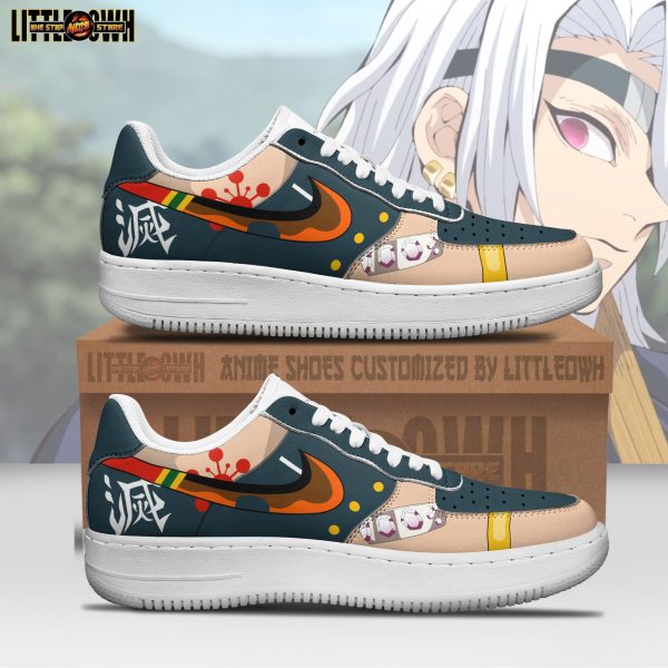 Tengen Uzui Anime Sneakers - Custom Demon Slayer AF1 Shoes