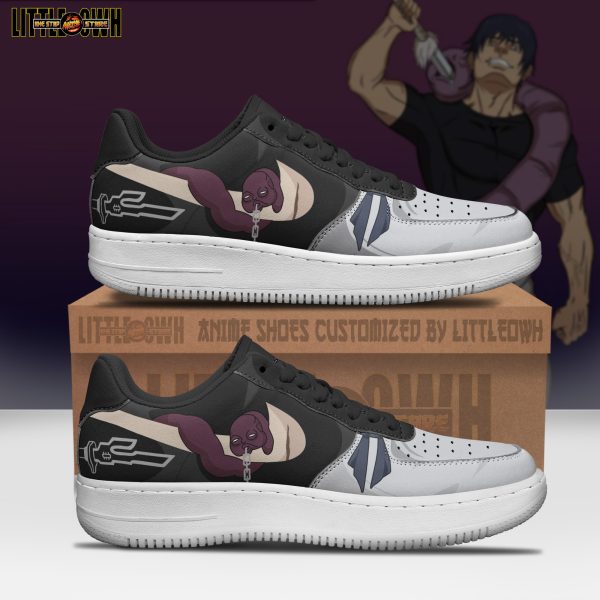 Toji Fushiguro Anime Sneakers - Custom JJK AF1 Shoes