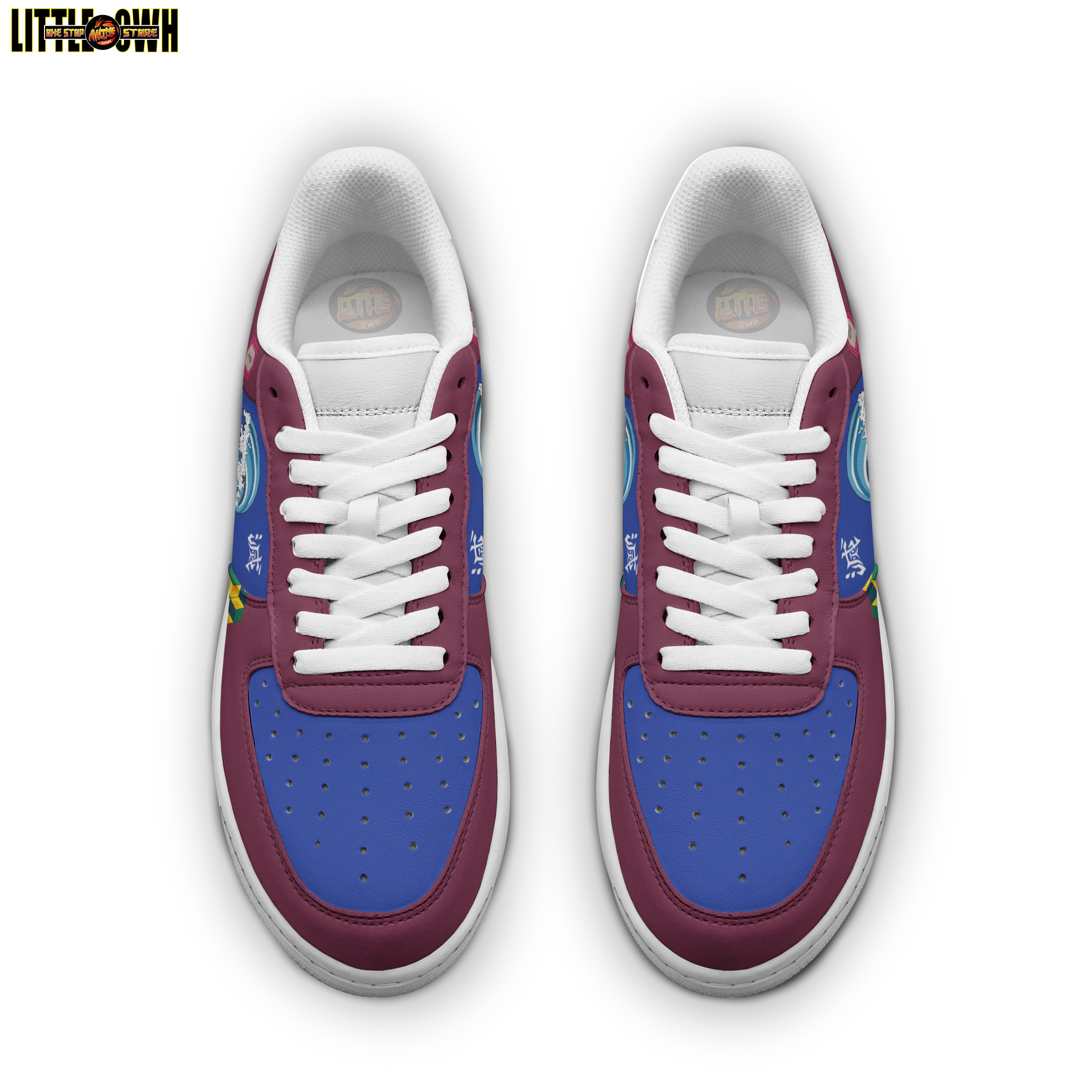 Tomioka Anime Sneakers Custom Water Breathing Demon Slayer Anime Shoes 3 Tomioka Anime Sneakers Custom Water Breathing Demon Slayer Anime Shoes - Image 3