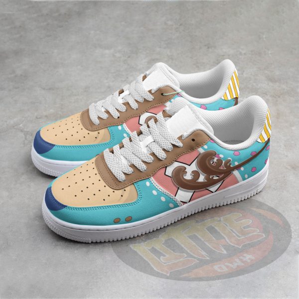 Alternative view of Tony Tony Chopper Anime Sneakers - Custom OP AF1 Shoes