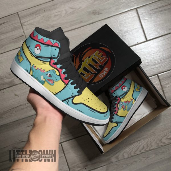 totodile shoes custom pkm anime boot sneakers bieej