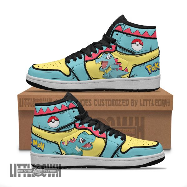 Totodile Pokemon Custom Anime Boot Sneakers