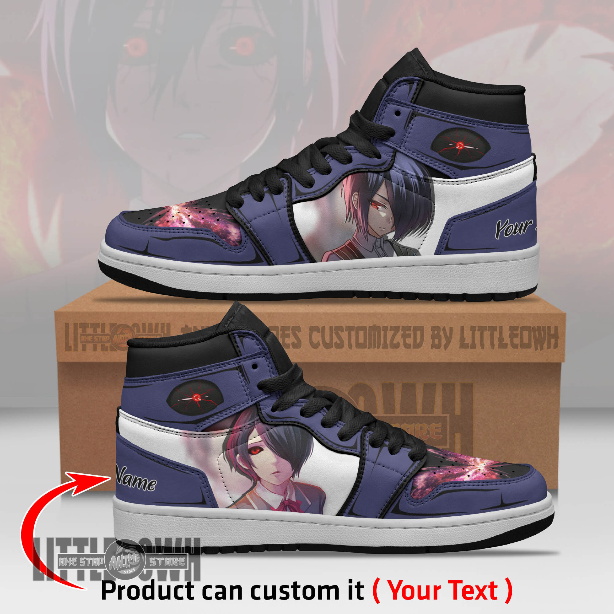 Touka Kirishima Persionalized Shoes Tokyo Ghoul Anime Boot Sneakers