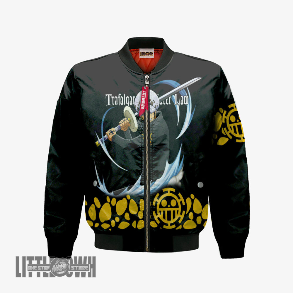 Trafalgar Law Bomber Jacket Custom One Piece Cosplay Costumes