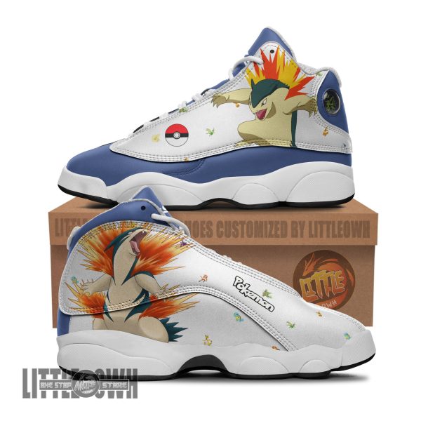 Typhlosion Shoes Custom Pokemon Anime JD13 Sneakers