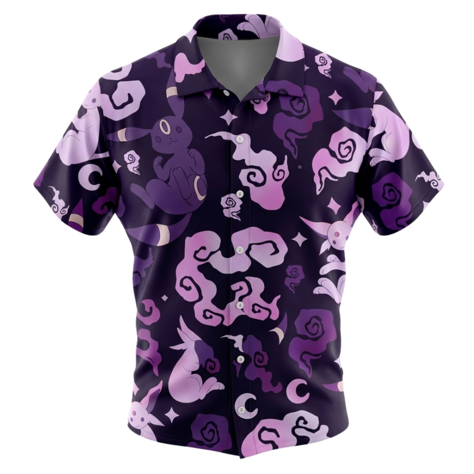 Umbreon Espeon Anime Hawaiian Shirt