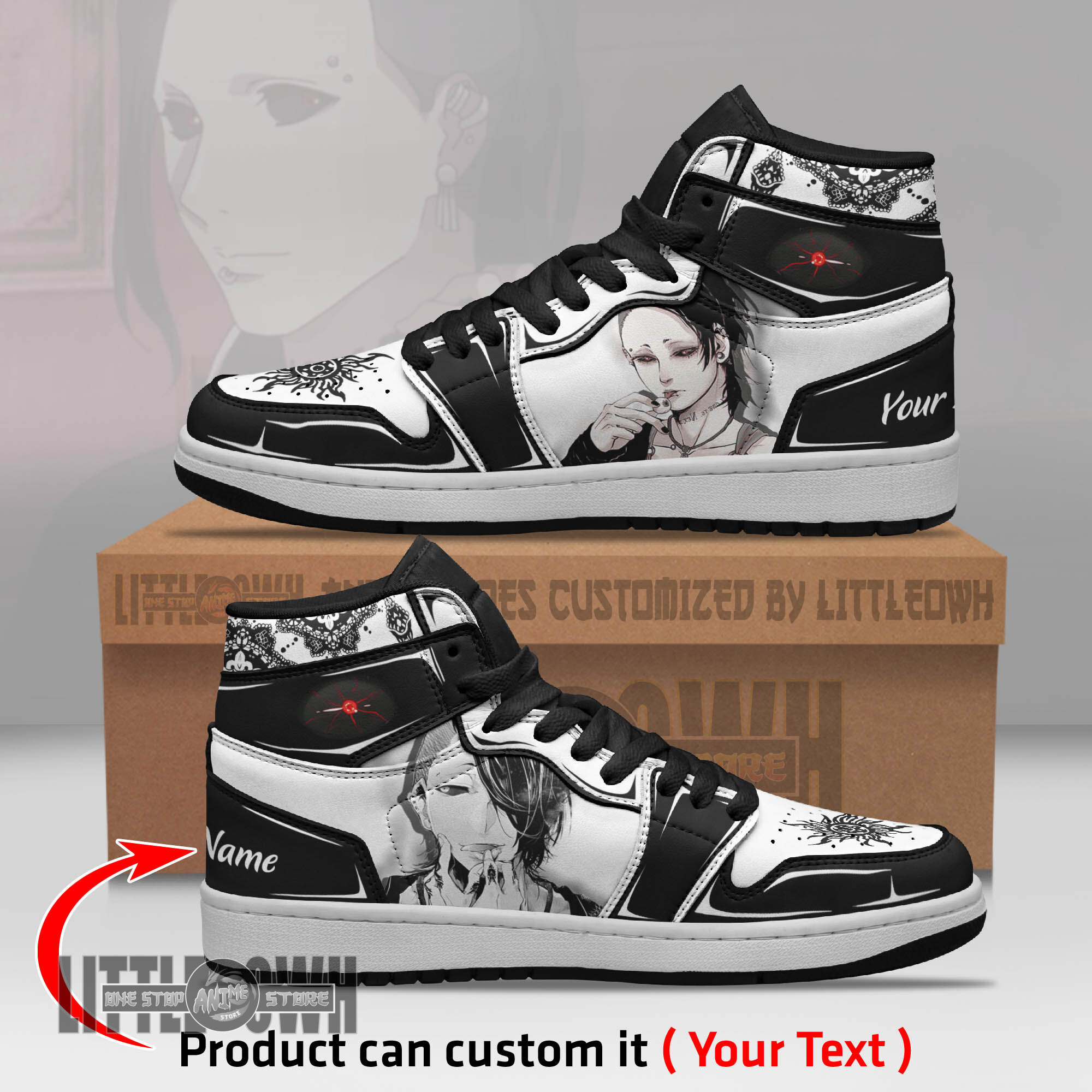 Uta Persionalized Shoes Tokyo Ghoul Anime Boot Sneakers