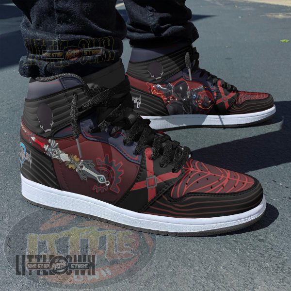 Alternative view of Vanitas Kingdom Hearts Custom Anime Boot Sneakers