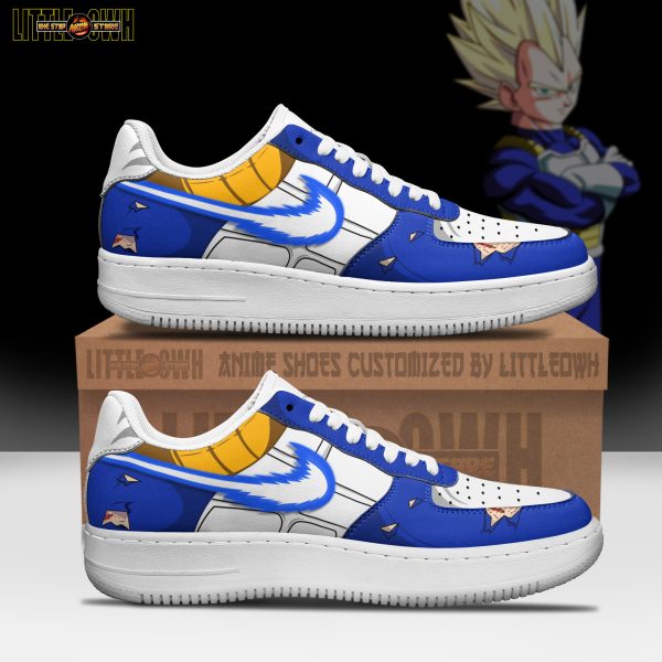 Vegeta Anime Sneakers - Custom DGB AF1 Shoes