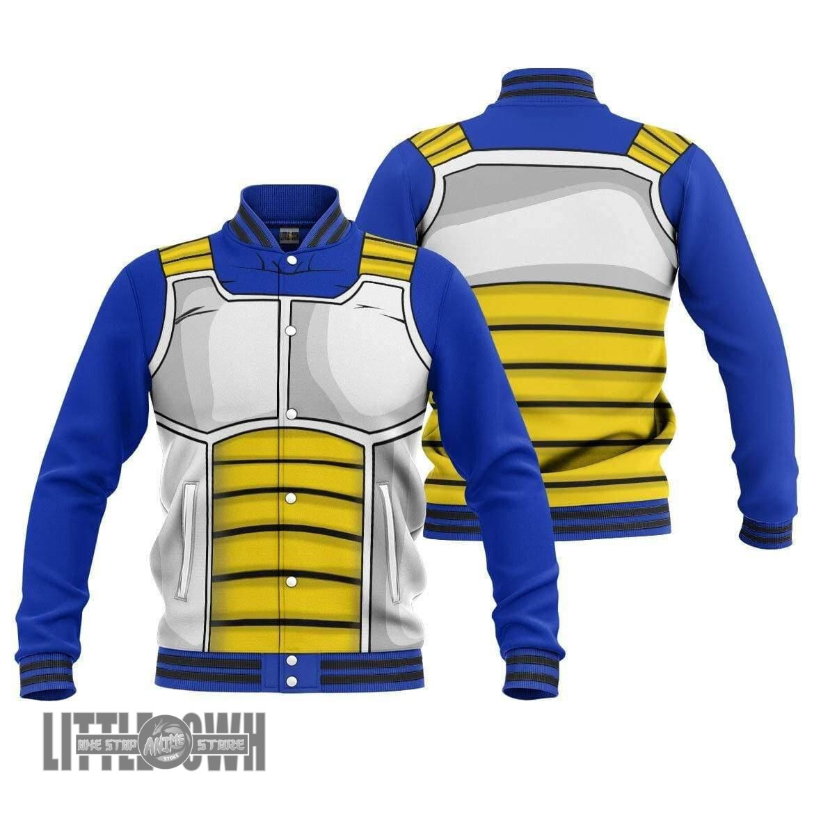 Vegeta Baseball Jacket Uniform Dragon Ball Amine Casual 3D All Over Printed