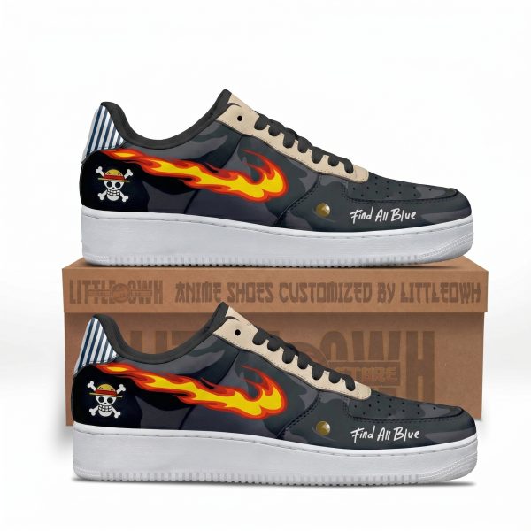 Vinsmoke Sanji OP Live Action Custom AF1 Sneakers
