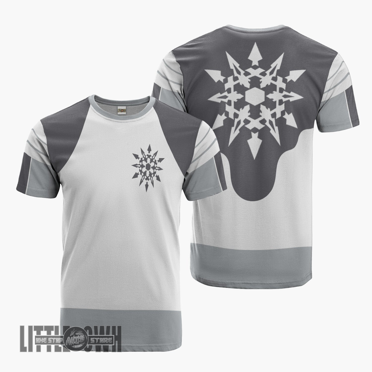 Weiss Schnee T Shirt Cosplay Costume RWBY Uniform Anime Merch Outfits