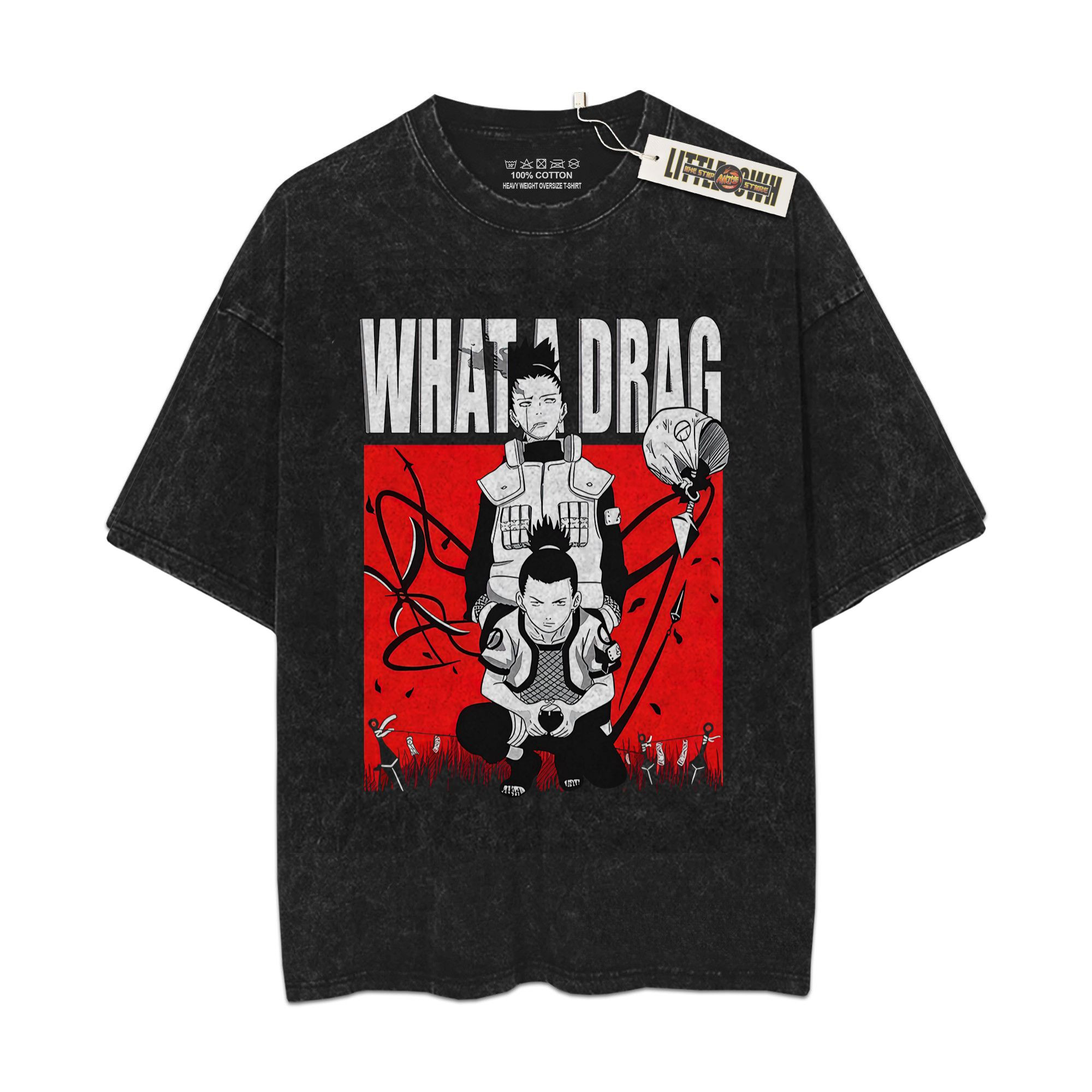 What A Drag Shirt Nrt Oversized Washed Tees - Custom Anime Tee