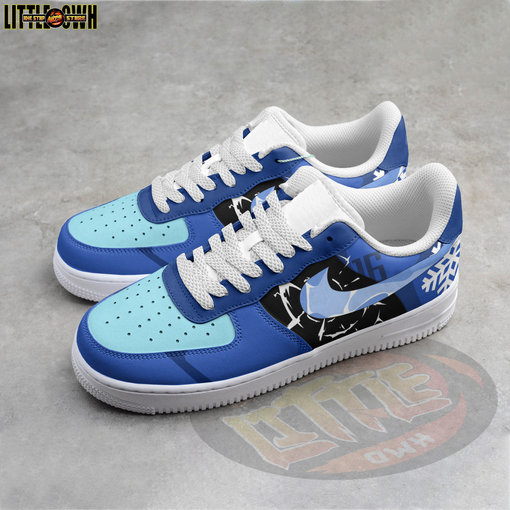 Yo Hiori Anime Sneakers - Custom Blue Lock AF1 Shoes 2 Yo Hiori Anime Sneakers - Custom Blue Lock AF1 Shoes - Image 2