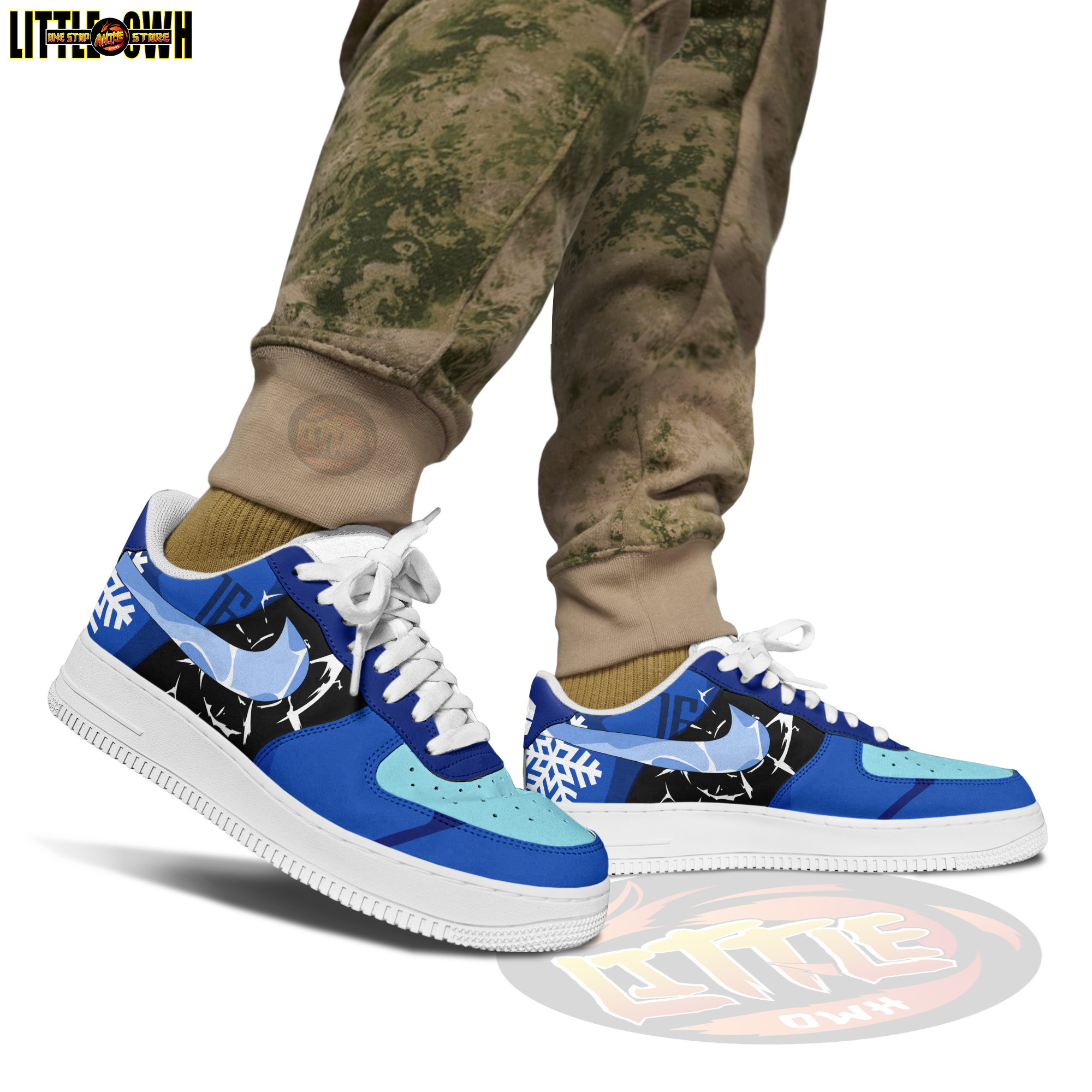 Yo Hiori Anime Sneakers - Custom Blue Lock AF1 Shoes 4 Yo Hiori Anime Sneakers - Custom Blue Lock AF1 Shoes - Image 4
