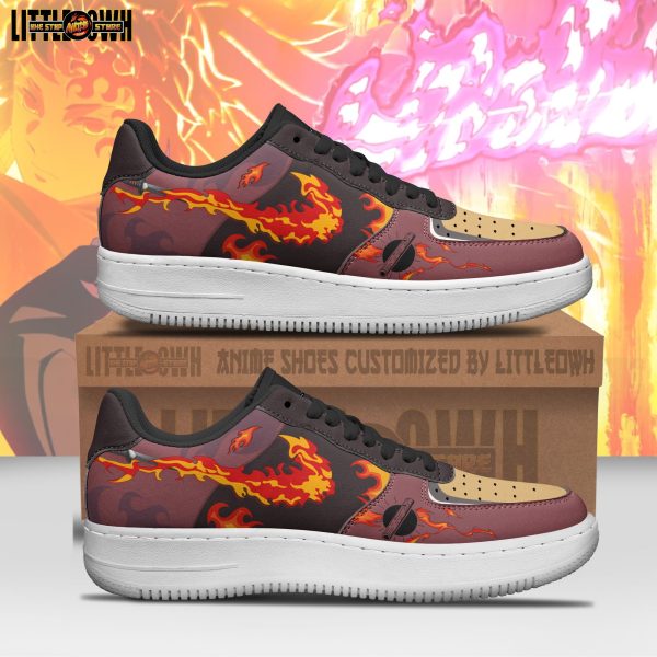 Yoriichi Tsugikuni Anime Sneakers - Custom Demon Slayer AF1 Shoes