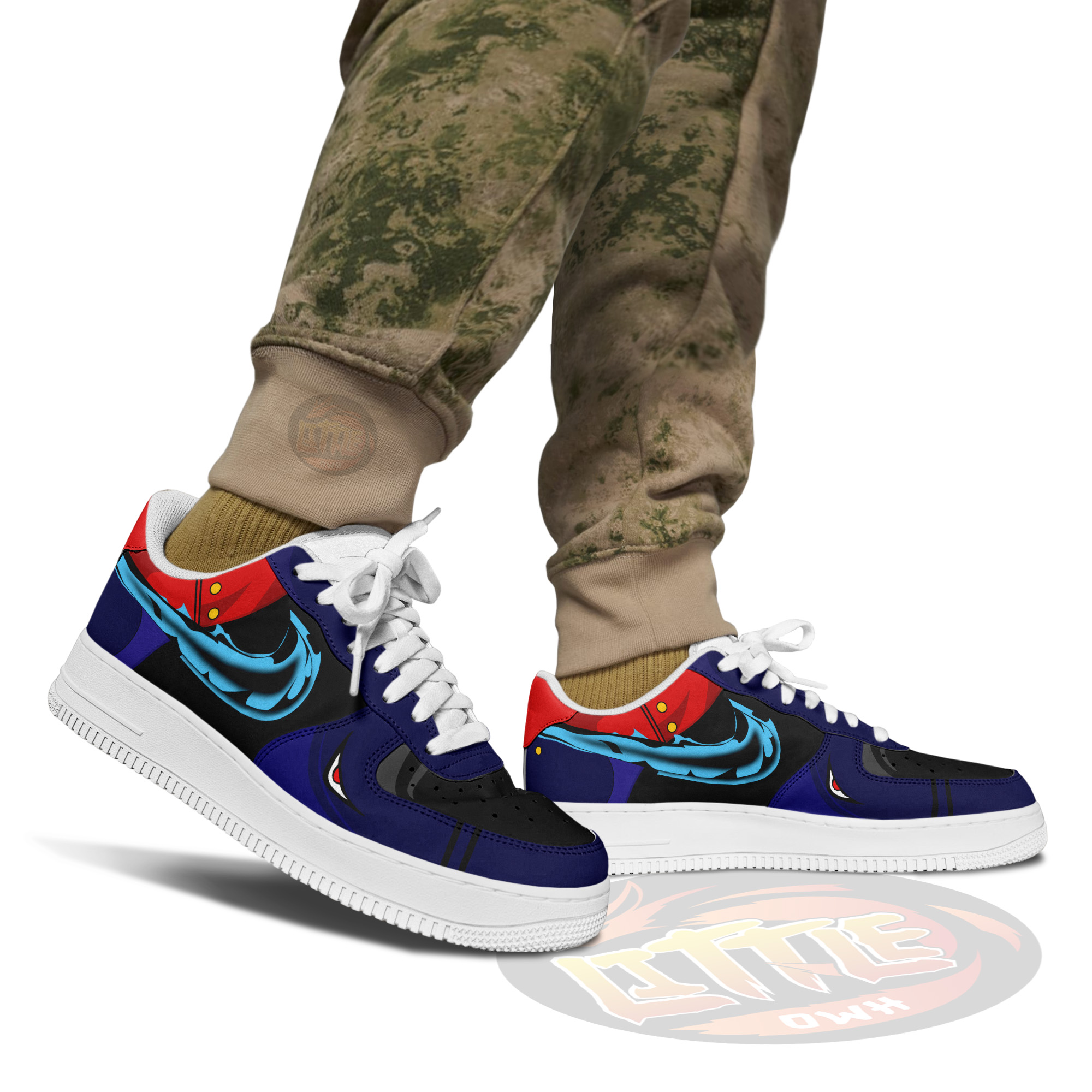 Yuji Itadori Anime Sneakers - Custom JJK AF1 Shoes 4 Yuji Itadori Anime Sneakers - Custom JJK AF1 Shoes - Image 4
