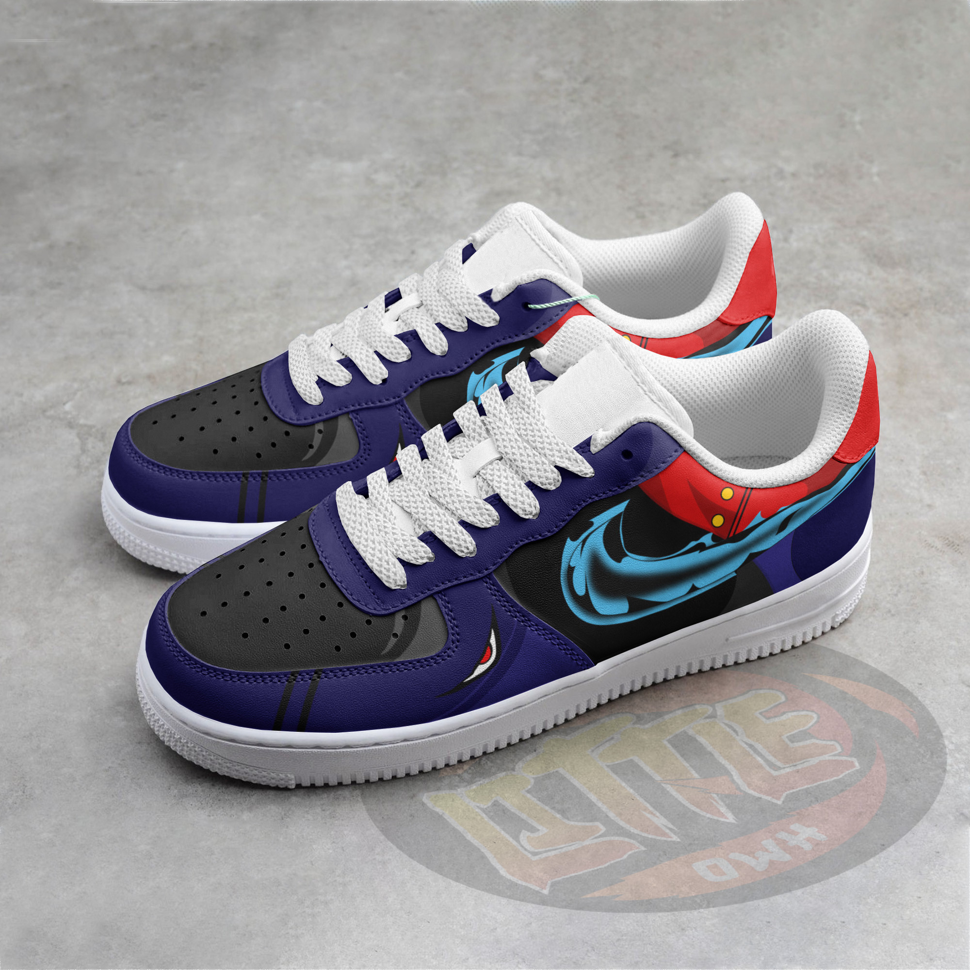 Yuji Itadori Anime Sneakers - Custom JJK AF1 Shoes 2 Yuji Itadori Anime Sneakers - Custom JJK AF1 Shoes - Image 2
