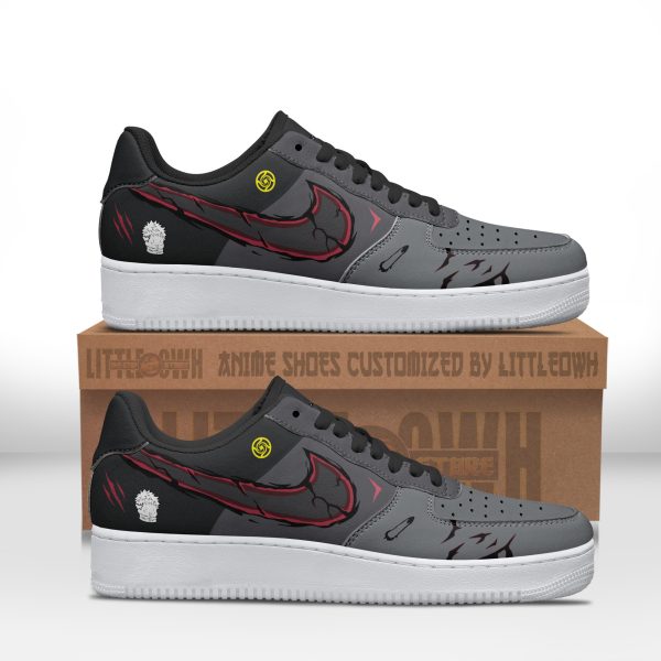 Yuji Itadori JJK Custom AF1 Sneakers
