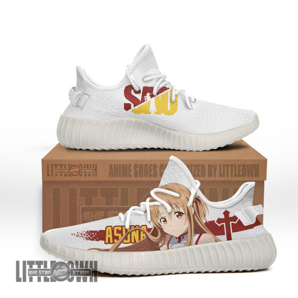 Yuuki Asuna Shoes Custom Sword Art Online Anime YZ Boost Sneakers