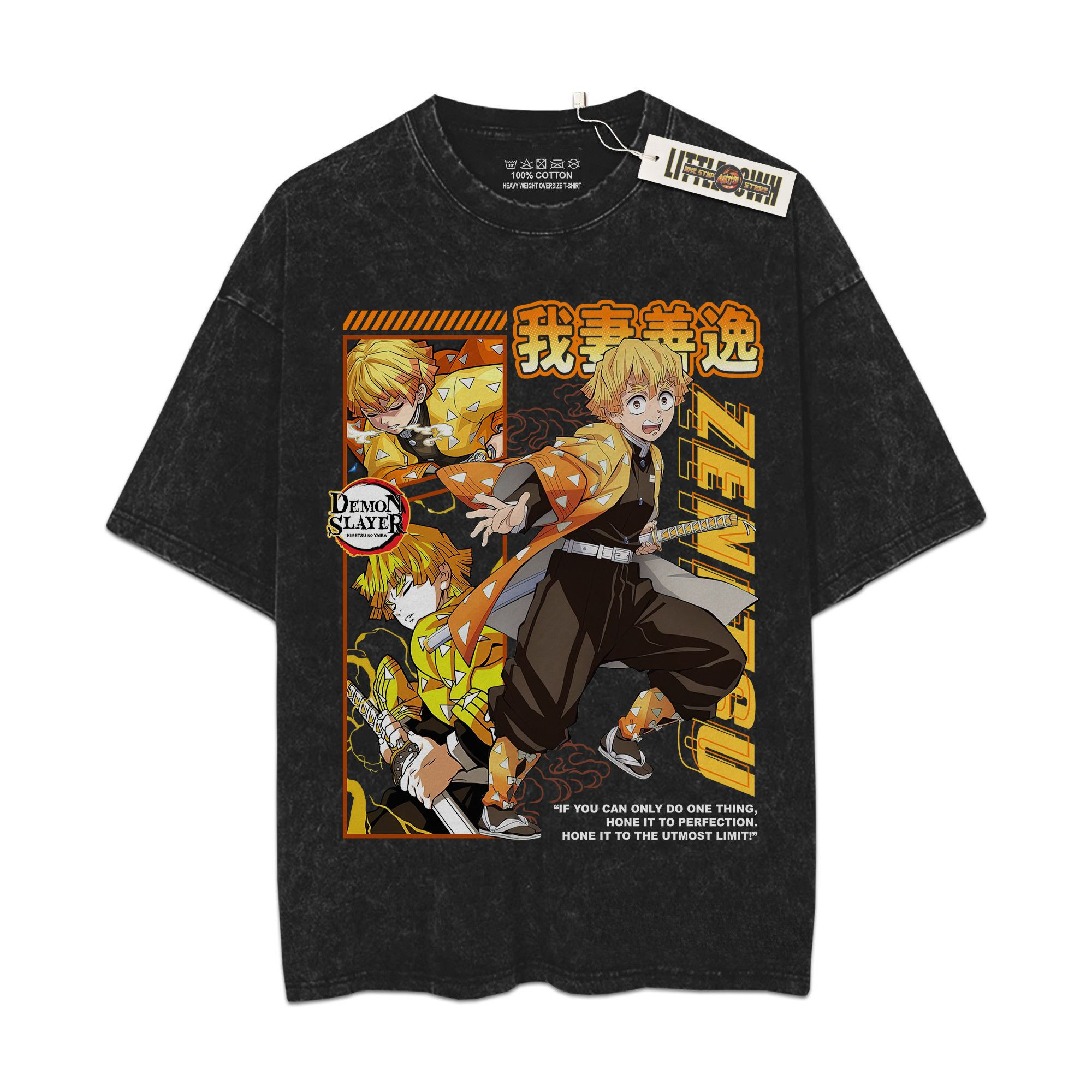 Zenistu Vintage Shirt KnY Oversized Washed Tees - Custom Anime Tee