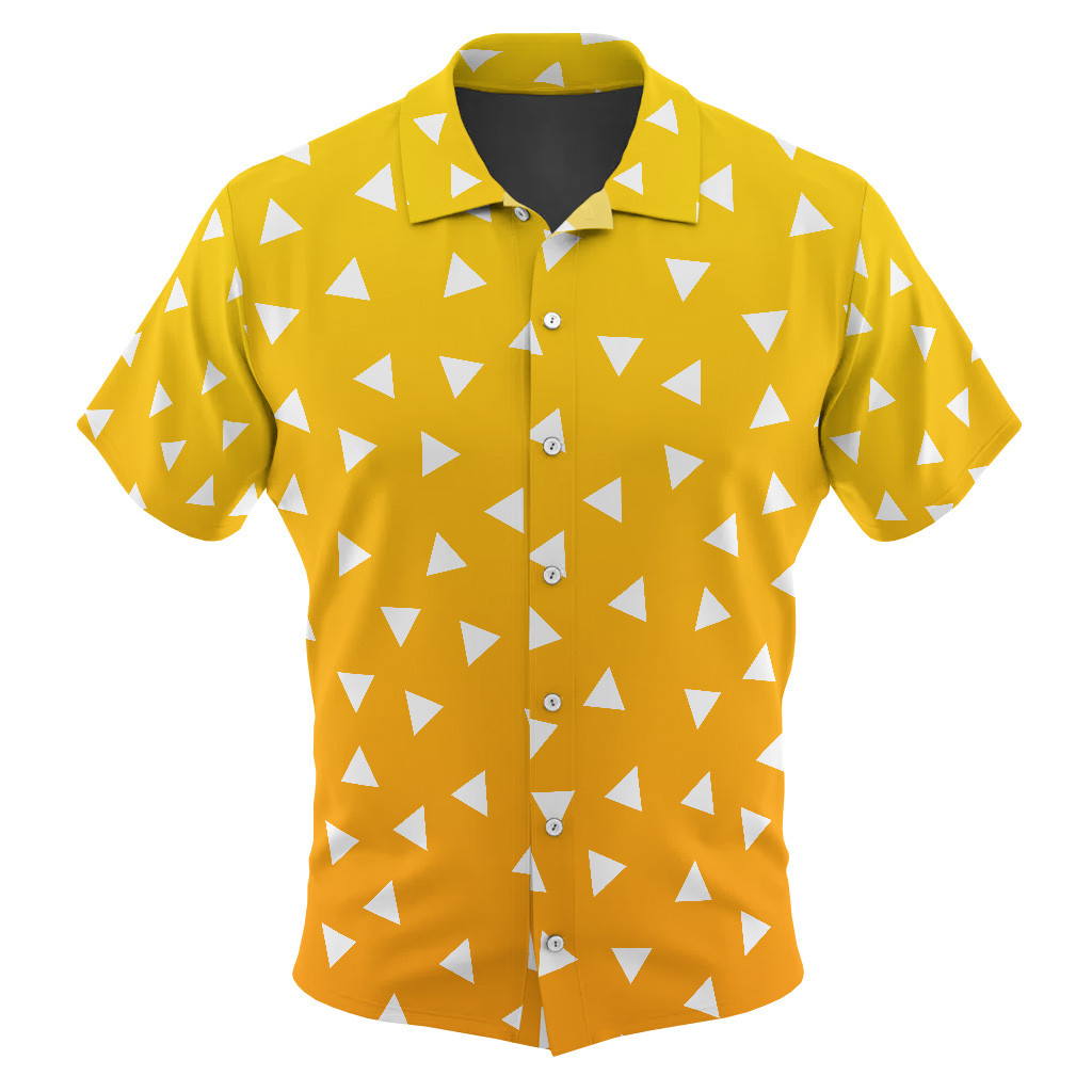 Zenitsu Agatsuma KNY Anime Hawaiian Shirt