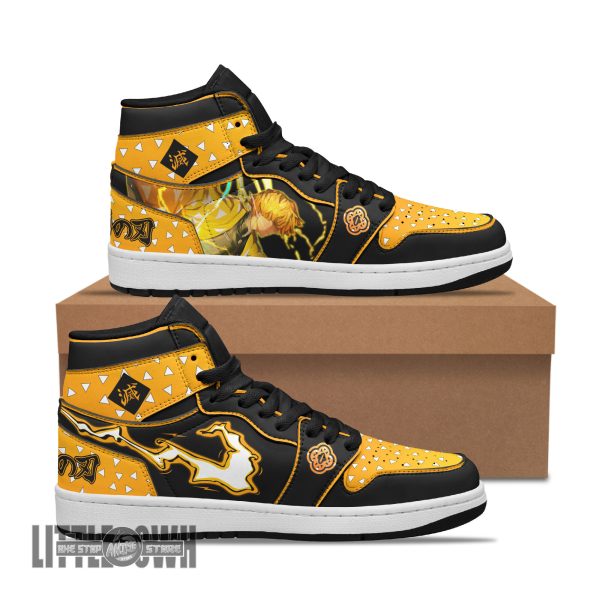 Zenitsu Demon Slayer JD1 Custom Anime Boot Sneakers