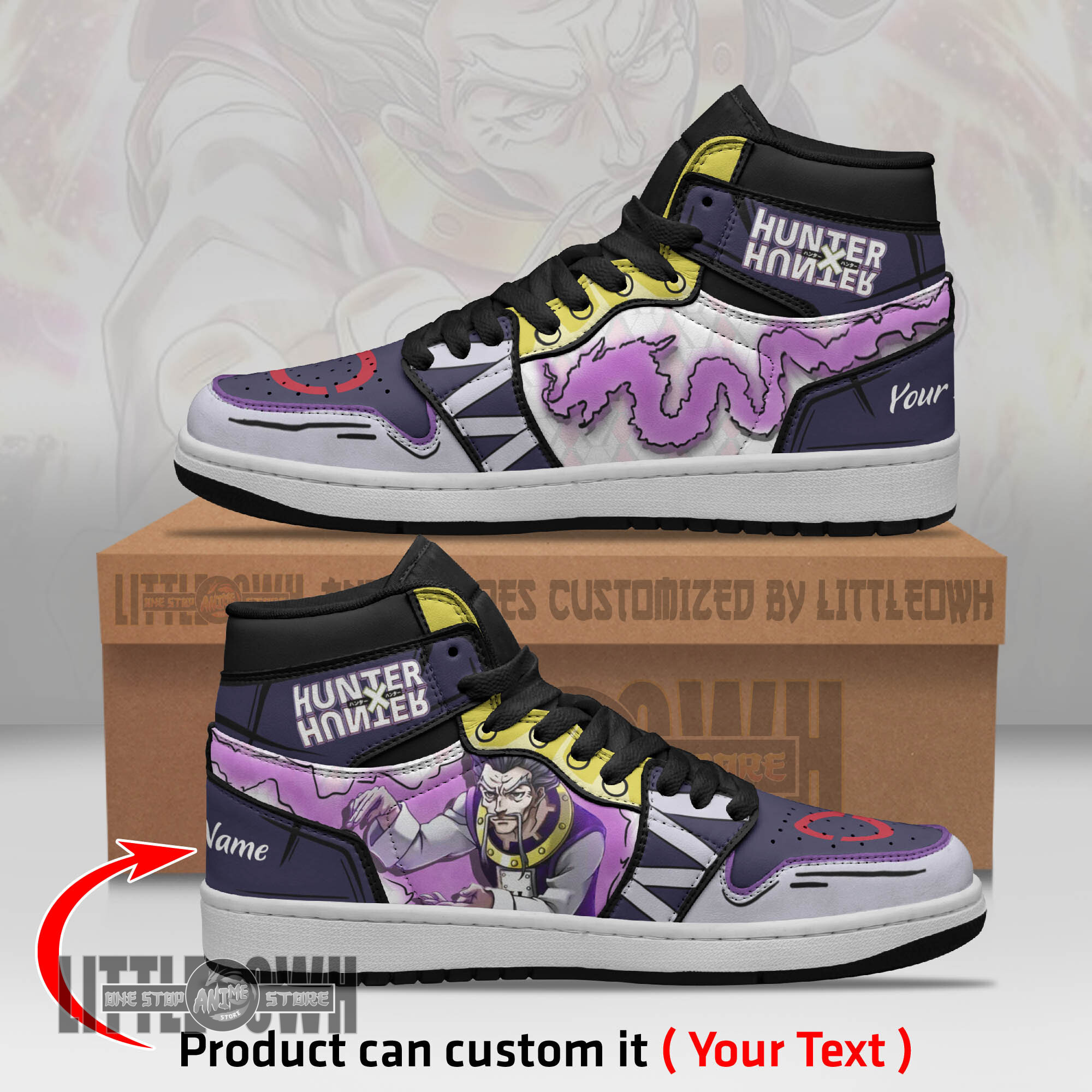 Zeno Zoldyck Persionalized Shoes Hunter x Hunter Anime Boot Sneakers
