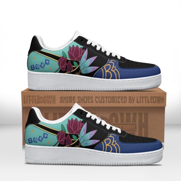 Zoey Kpop Demon Hunters AF1 Custom Shoes