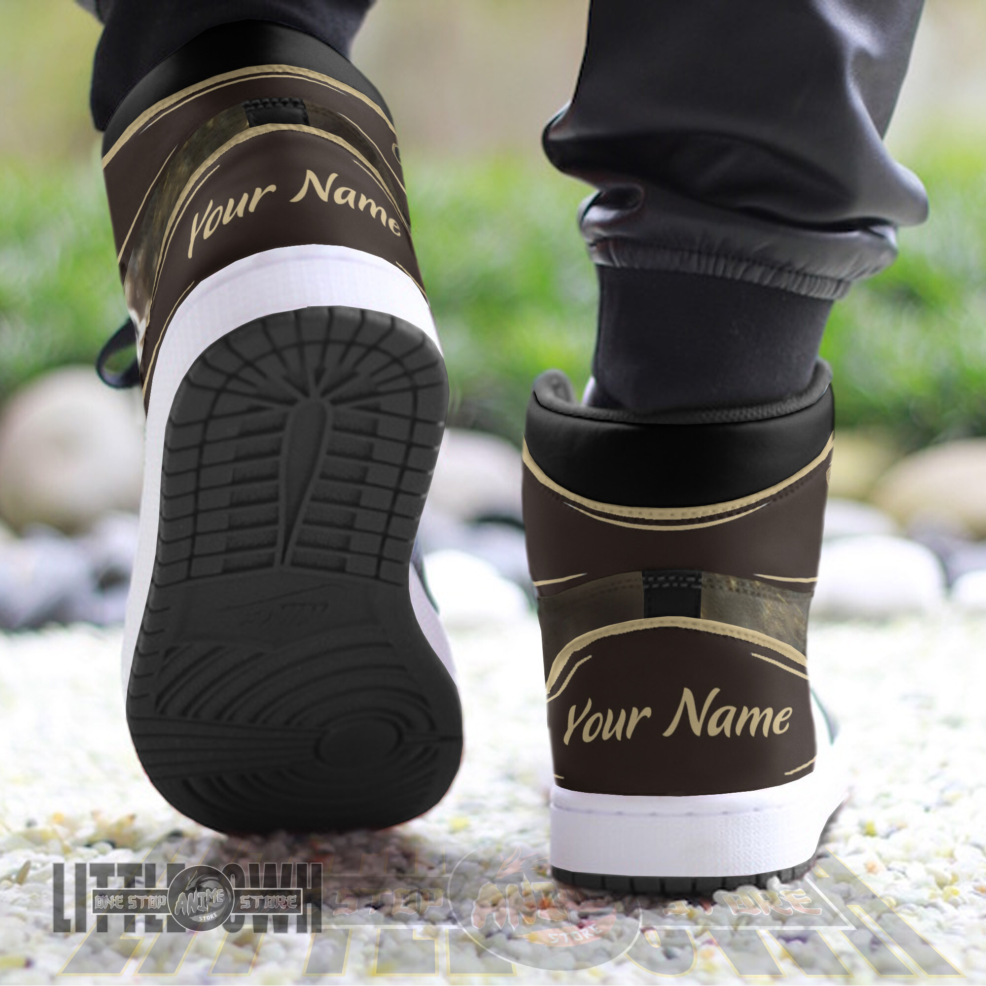 Alternative view of Zora Ideale Persionalized Shoes Black Clover Anime Boot Sneakers