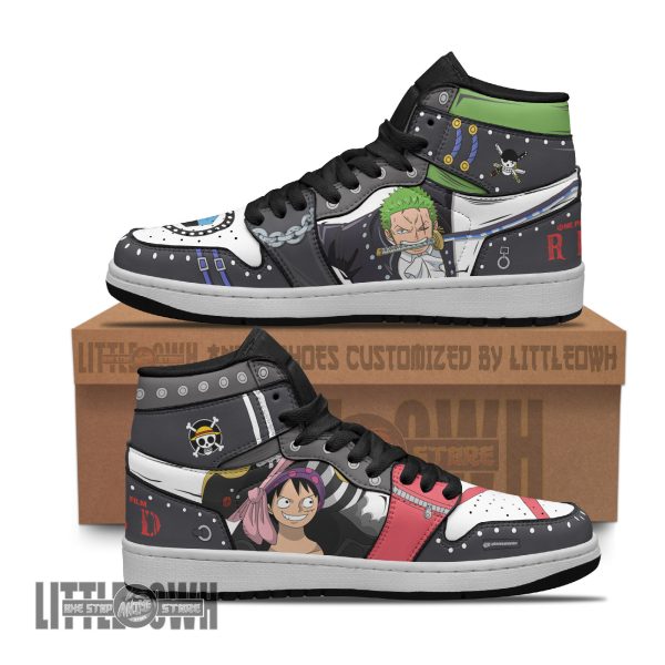 Zoro x Luffy Sneakers Custom OP Anime Boot Sneakers