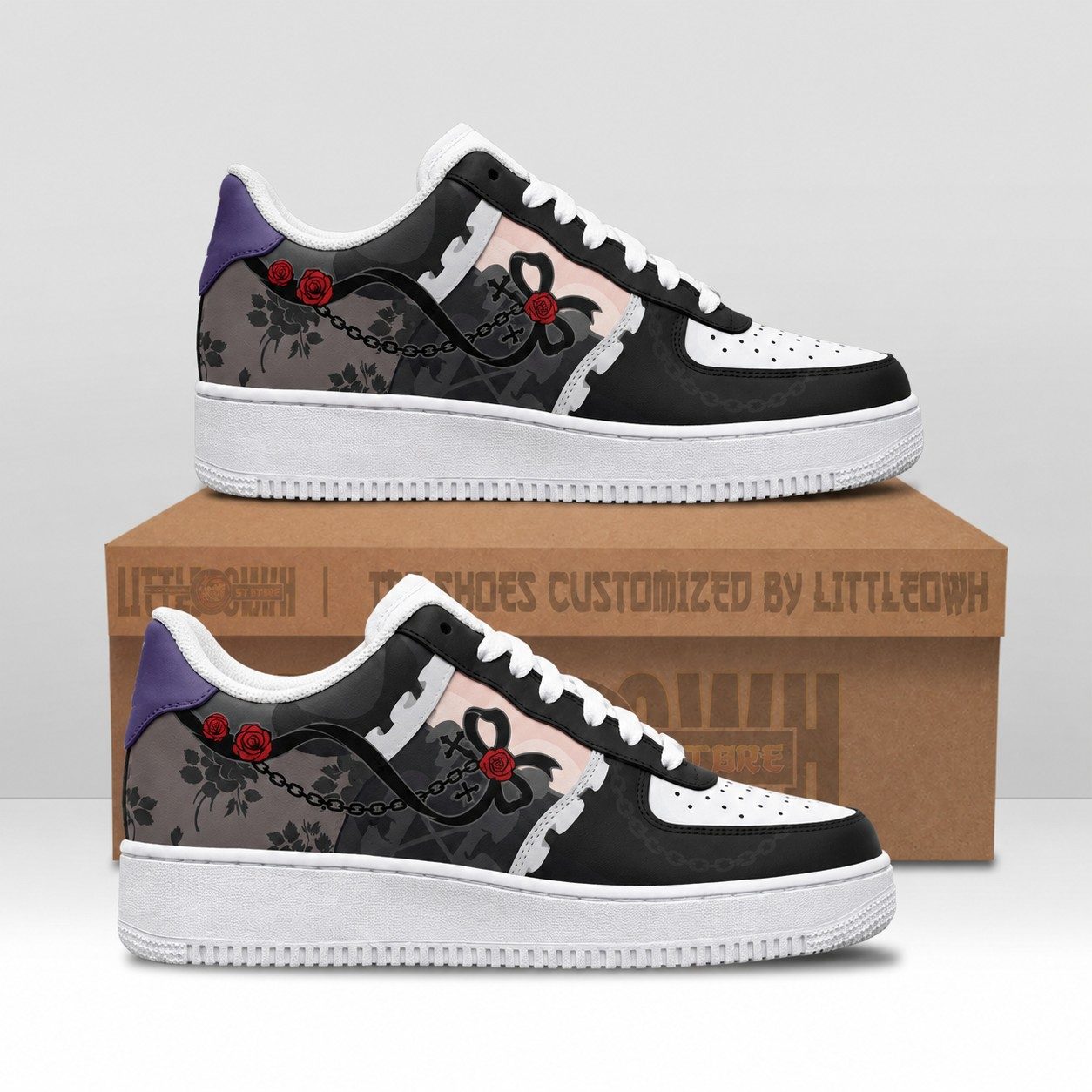 Marin Shizuku Kuroe MDD Custom AF1 Sneakers