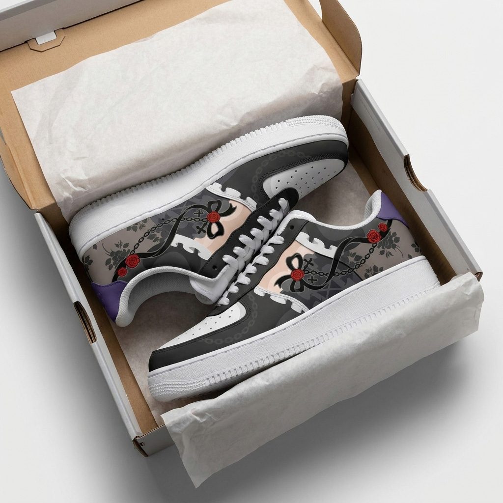 Marin Shizuku Kuroe MDD Custom AF1 Sneakers - Image 2