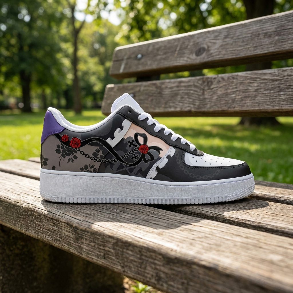 Marin Shizuku Kuroe MDD Custom AF1 Sneakers - Image 5